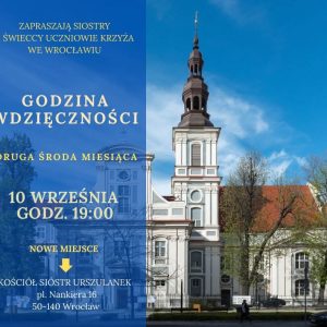Godzina Wdzięczności➡️ we Wrocławiu ➡️ 10 września 2025 r.