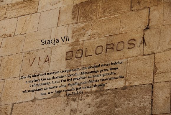 Droga krzyżowa. Stacja 7
